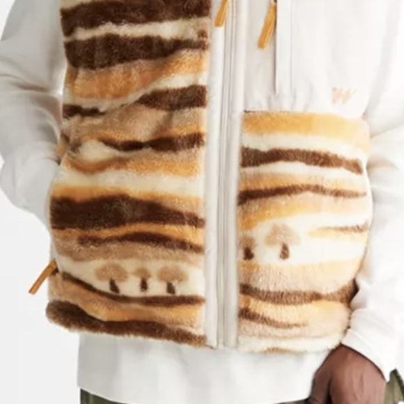 Urban Outfitters Without Walls Cozy Fleece Mushroom Vest Size XL NWT - Picture 6 of 16